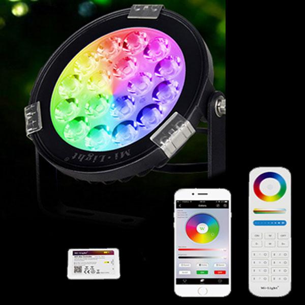 Produktbild Milight RGBW Funk LED Gartenspot 9W (700 lm, IP65)