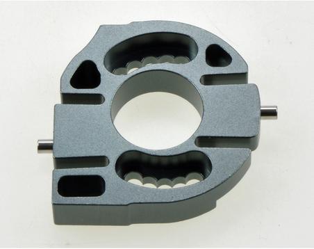 Image du produit Tamiya CC-01 Support moteur en aluminium Gun Metal elox.