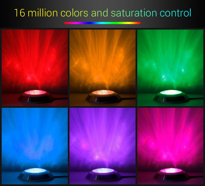 Actual product image Milight 9W Wireless LED Ground Recessed Luminaire RGB+KW/WW 24V (600 lm, IP68)