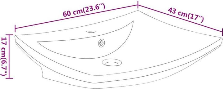 Actual product image vidaXL Eunice (440 mm, 600 mm)