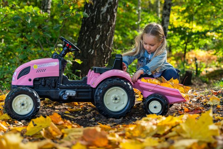 Actual product image Falk Toys Kindertraktor M mit Anhänger