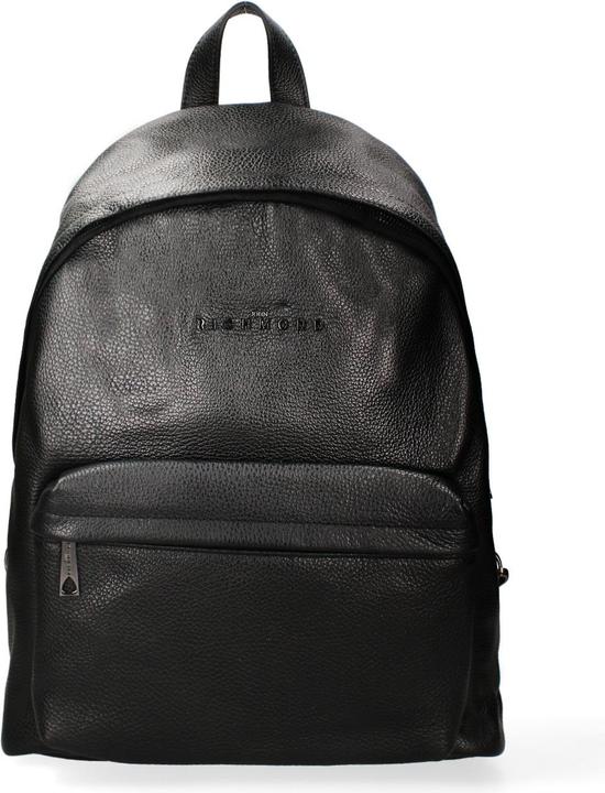 Actual product image John Richmond Herren Rucksack Aus Echtleder - Obsidian Lux Modell - 41.0 X 30.0 X 16.0 Cm