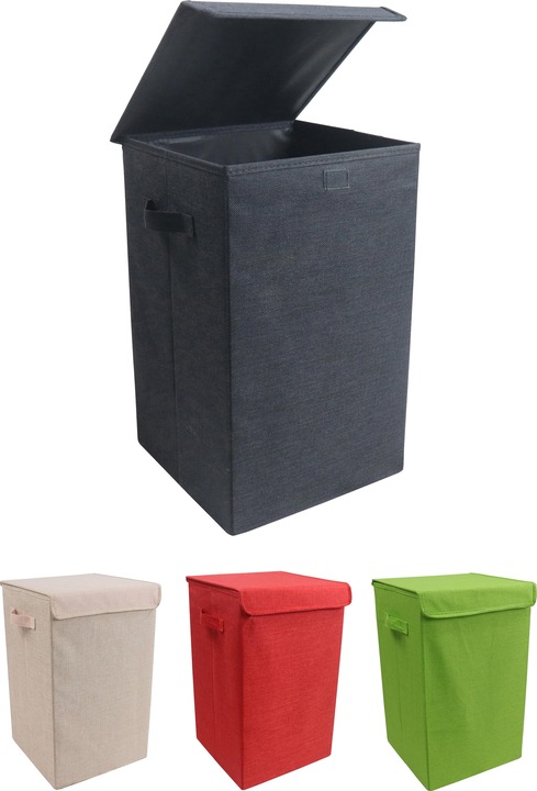 Produktbild VCM Wäschekorb Wäschebox Stoffbox mit Deckel Dreso M