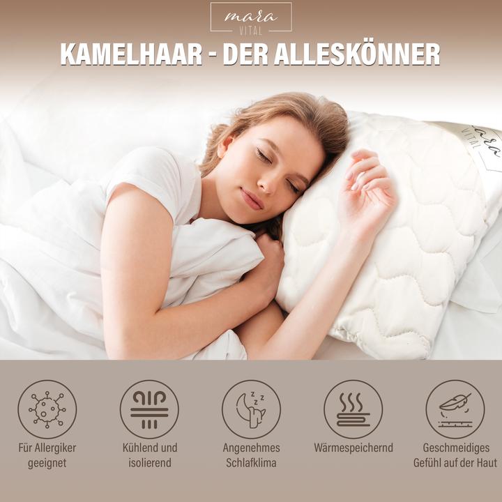 Produktbild Mara Vital Kamelhaarkissen (80 x 80 cm)