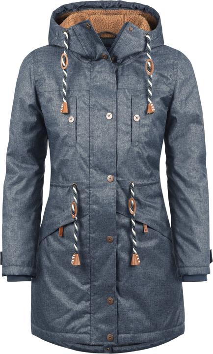 Actual product image BlendShe Dale Women's Parka Outdoor Jacket Winter Coat With Teddy Fleece With Hood With Teddy Fur Li