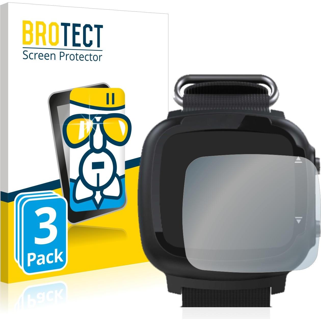 BROTECT AirGlass Panzerglasfolie, Smartwatch Schutzfolie, Transparent