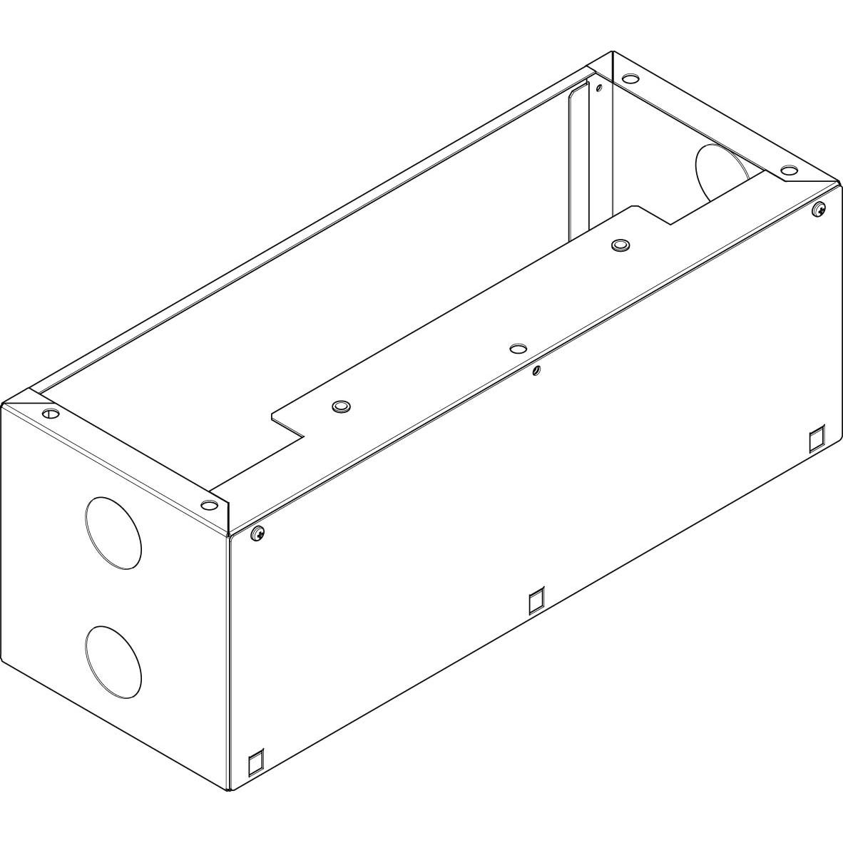 ABN, Verteilerschrank Zubehör, U220 Zusatz-Sockel f.SF/SP 200mm hoch 550mm breit