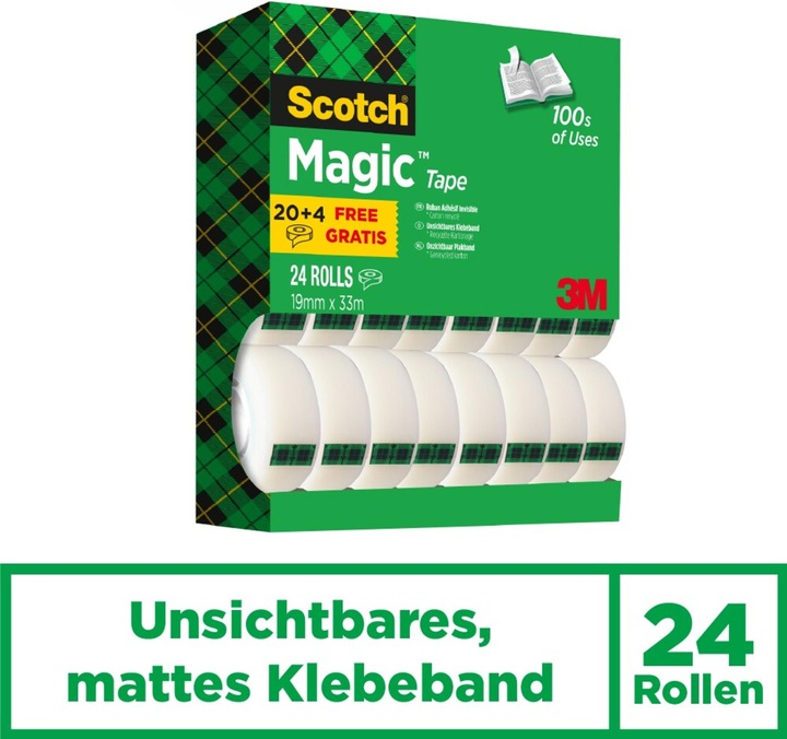 Image du produit Scotch Ruban adhésif Magic Pack d'avantages (19 mm)
