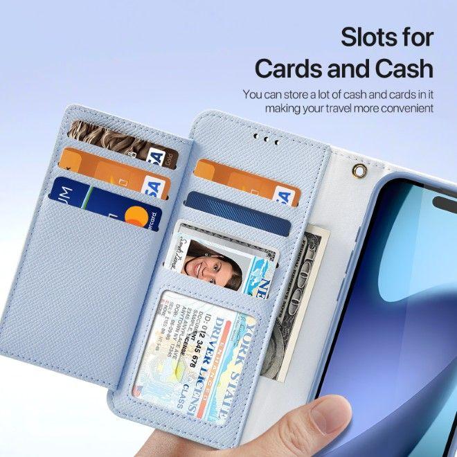 Actual product image Dux Ducis Lawa Series MagSafe Kunstleder Bookcover Hülle (Apple iPhone 17)