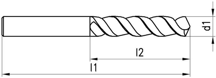 Actual product image Titex Twist drill (11.5 mm)
