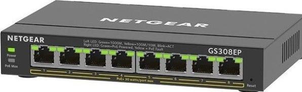 Image du produit Netgear 8PT GE Plus Switch W/POE+ (8 ports)