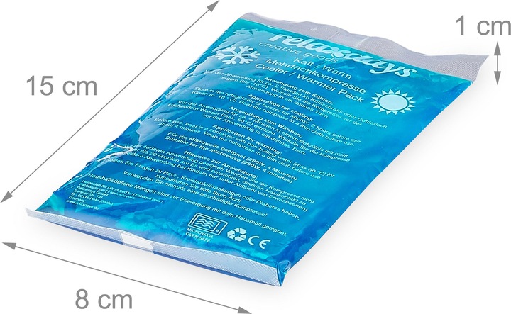 Immagine prodotto Relaxdays 12x cuscinetto di raffreddamento (12 x, 1290 g)