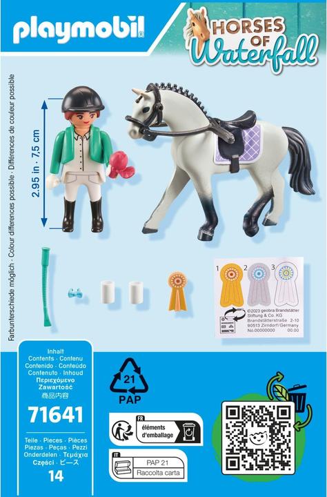 Produktbild Playmobil Turnierreiterin (71641, Playmobil Horses of Waterfall)