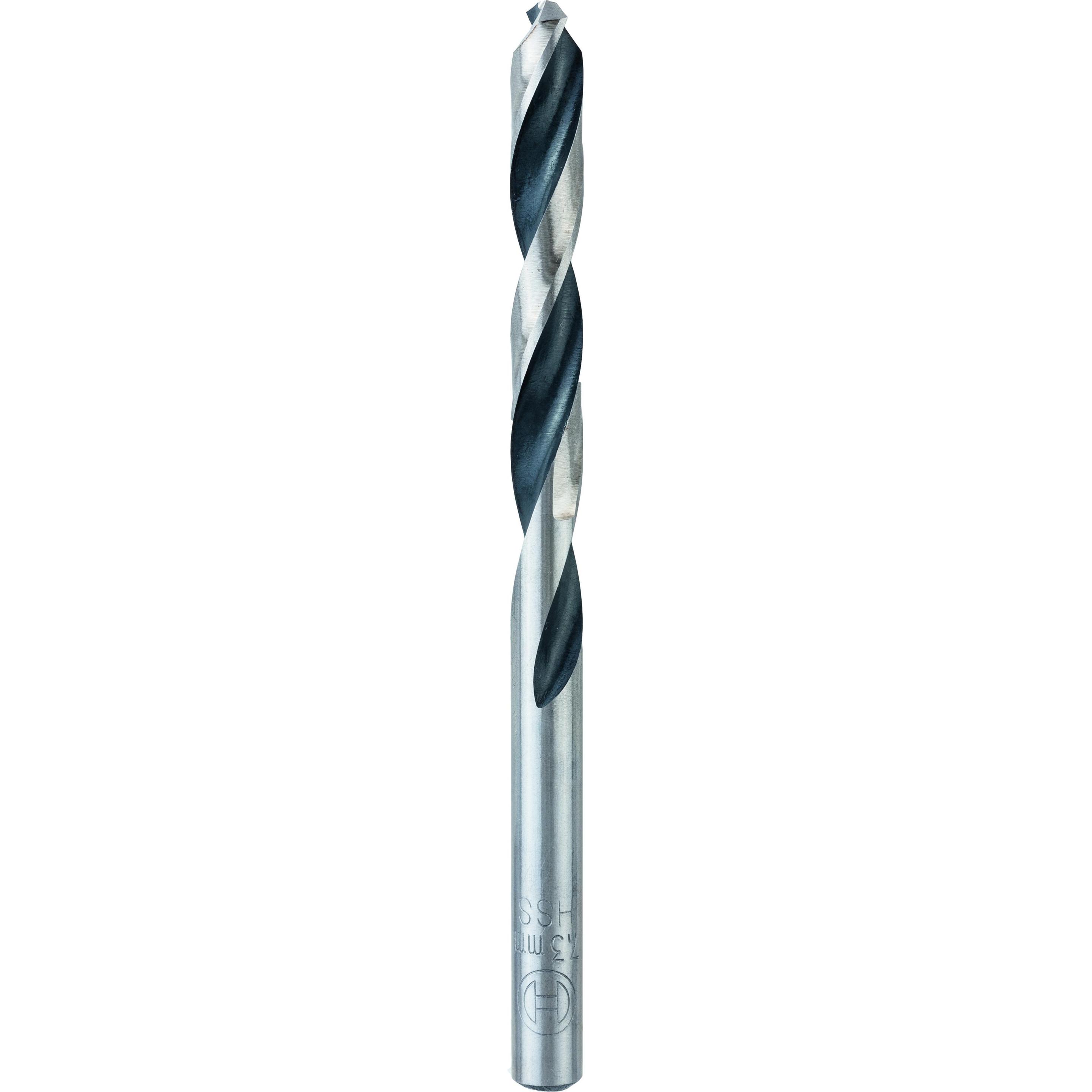 Bosch Professional Zubehör, Bohrereinsatz, Metallspiralbohrer HSS PointTeQ, DIN 338, 7,3 mm, 10er-Pack (7.3 mm)