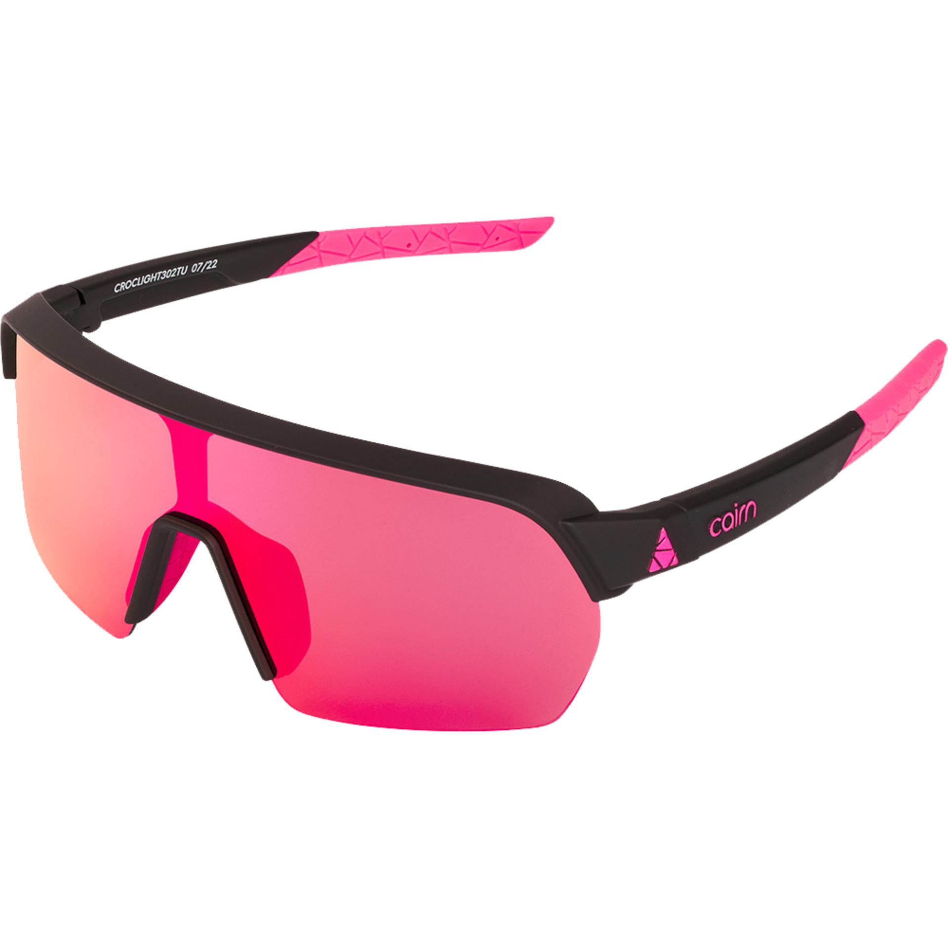 Cairn, Herren, Sportbrille, Ca Oku Roc Photochromic Nxt Mat Black (Mat Black Neon Pink, Pink), Schwarz