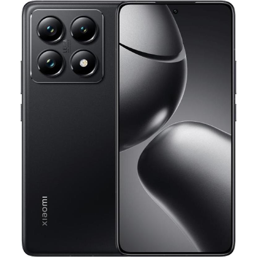 Xiaomi 14T Pro (1000 GB, Titan Black, 6.67", Dual SIM, 5G), Smartphone, Schwarz