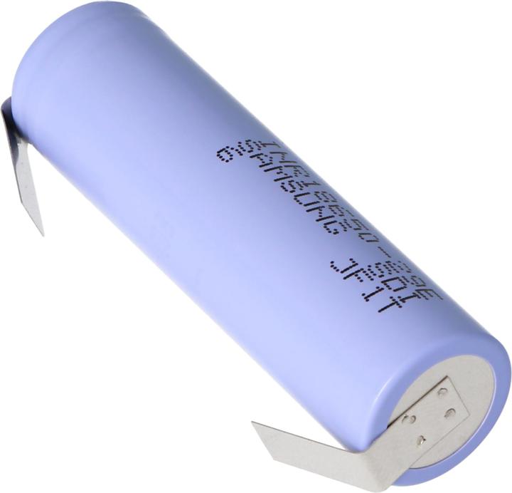 Actual product image Samsung Akku INR18650 29E + Lötfahne U (1 pcs., 18650, 2900 mAh)