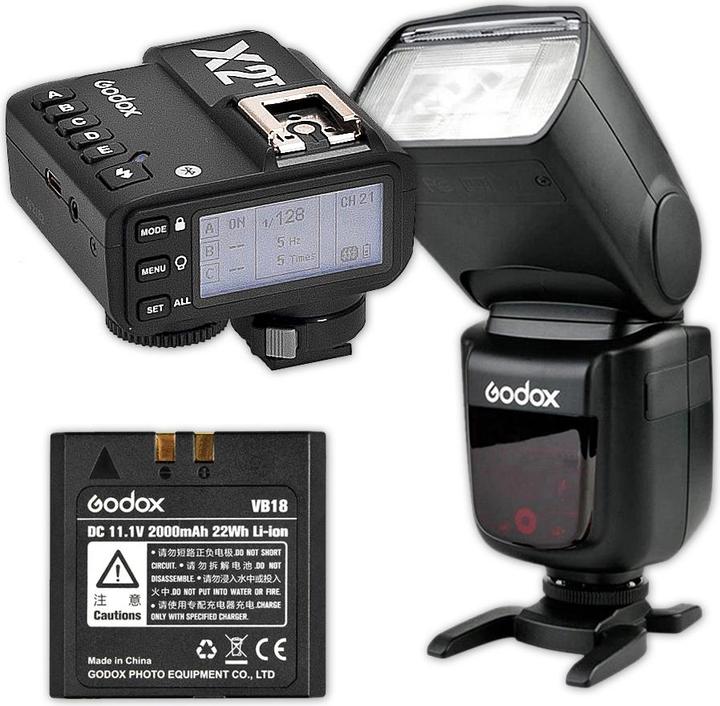 Produktbild Godox Speedlite V860II Olympus/Panasonic X2 Trigger Kit