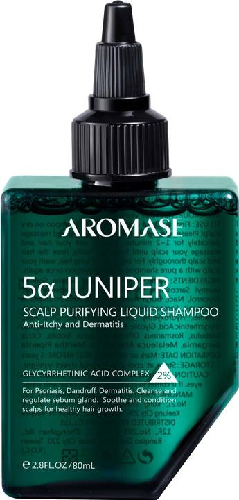 Actual product image Aromase - 5α Juniper Scalp Purifying Liquid Shampoo (Liquid shampoo, 80 ml)