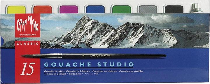 Image du produit Caran d'Ache Gouache Studio Tabletten Metallschachtel (Multicolore)