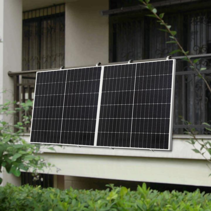 Produktbild Pro-Tec Balkonkraftwerk Brusson inkl. Halterung 800W + Inverter + 10m Kabel (800 W)