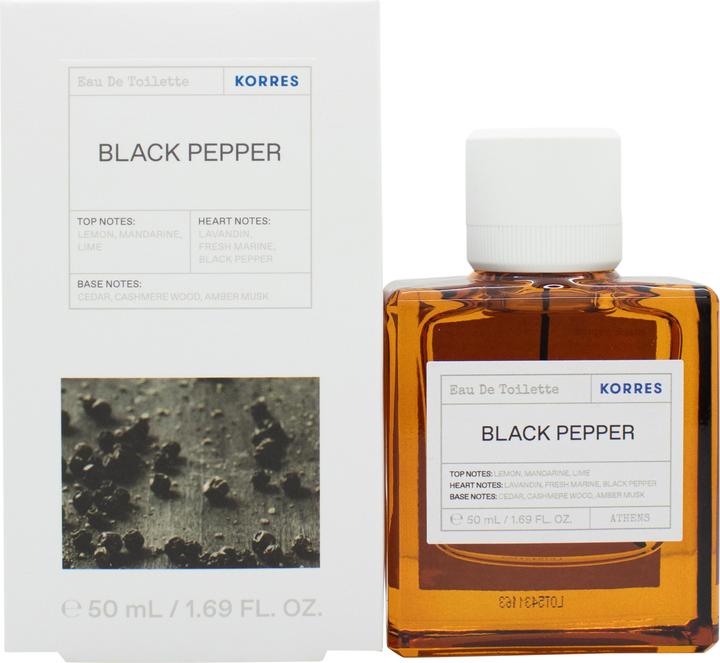 Actual product image Korres Black Pepper Eau de Toilette (Eau de toilette, 50 ml)