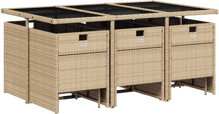 Produktbild vidaXL Garten Essgruppe (165 x 106 x 73 cm)