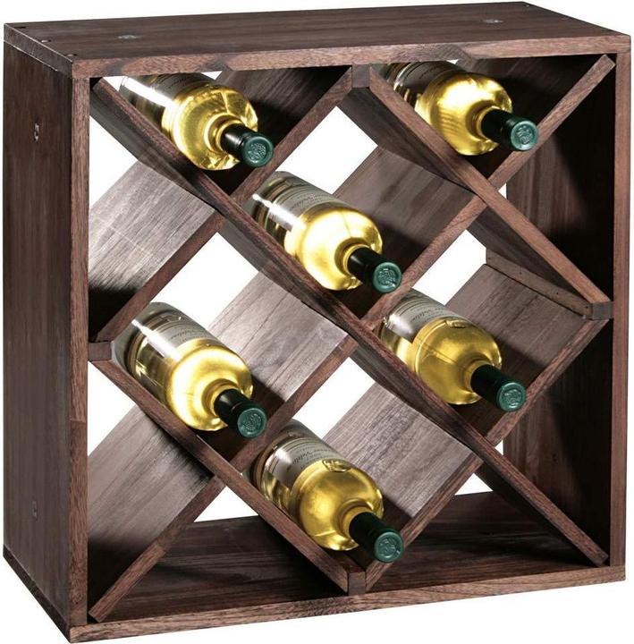 Produktbild Kesper Weinflaschen-Regalsystem (8 Flaschen, 25 x 50 x 50 cm)