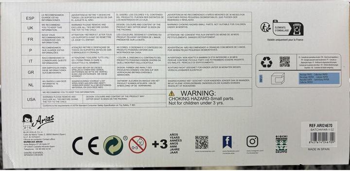 Produktbild Arias Doll Lisa 87 cm