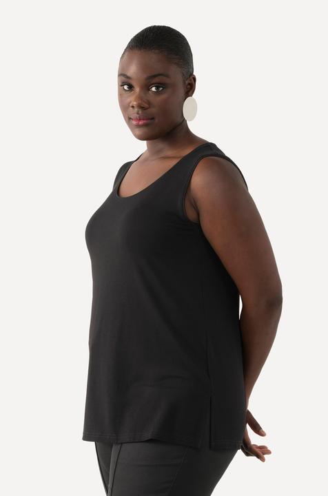 Produktbild Ulla Popken Top, Rundhals, Classic, Stretch, breite Träger, ärmellos (58)