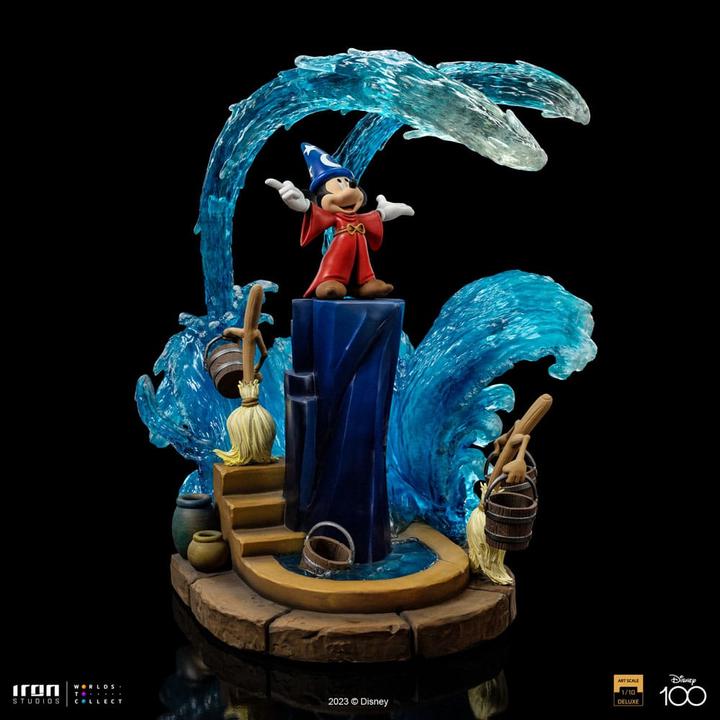 Actual product image Iron Studios Disney statuette 1/10 Art Scale Mickey Fantasia Regular 25 cm
