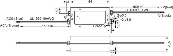 Actual product image MeanWell LED driver constant current
