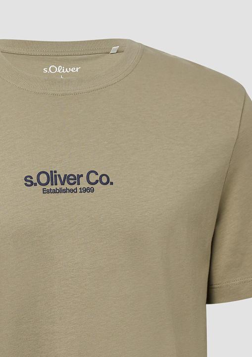Produktbild S.Oliver T-Shirt T-Shirt aus Baumwolle mit Logo-Print (M)