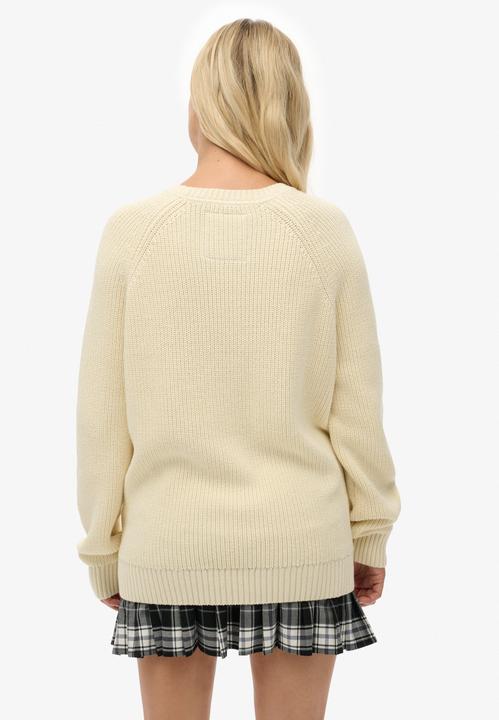 Produktbild Superdry Lässiger Rippstrickpullover für Damen (L)