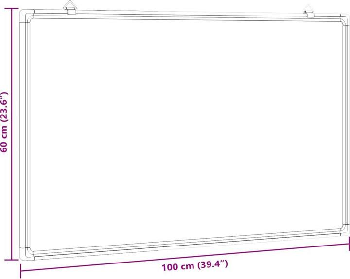 Produktbild vidaXL Whiteboard (100 x 60 cm)