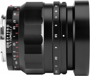 Actual product image Voigtländer Nokton 50 mm / 1.2 asph. black (Sony E, full size)
