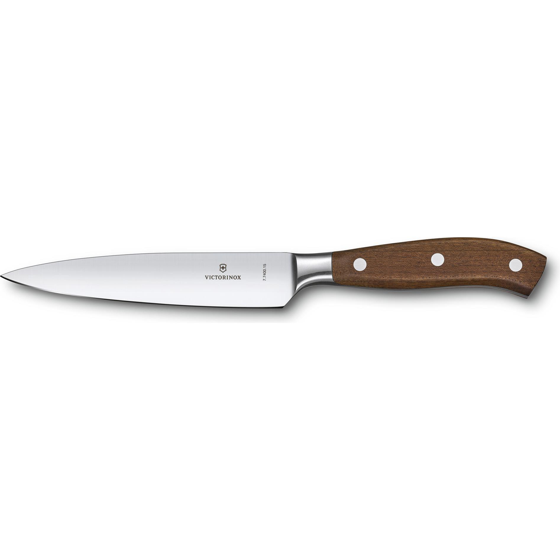 Victorinox Grand Maître, Küchenmesser, Silber, Braun