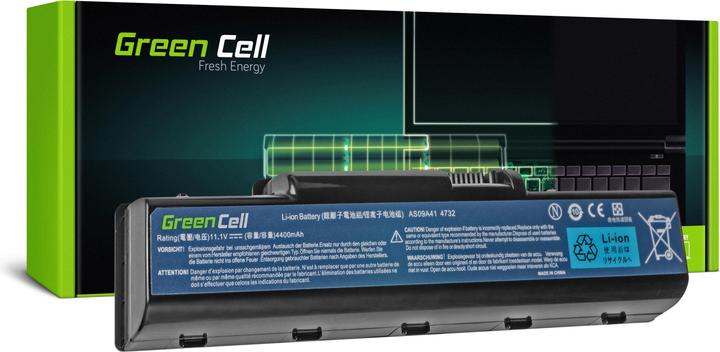 Image du produit GreenCell AC21 - Batterie - Acer - Aspire 5532 - 5732Z - 5734Z  eMachines E525 - E625 - E725 - (6 cellules, 4400 mAh)