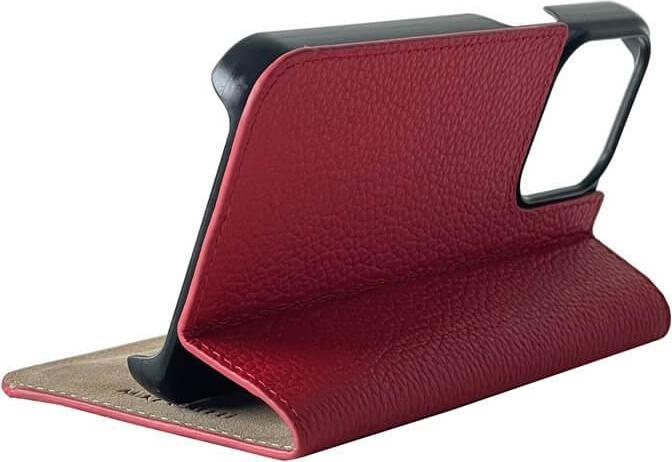Produktbild Mike Galeli Book-Cover Echtleder Marc red (Apple iPhone 14 Pro)