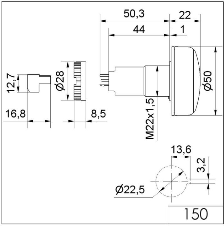 Produktbild Werma LED-Summer-Kombination 24V