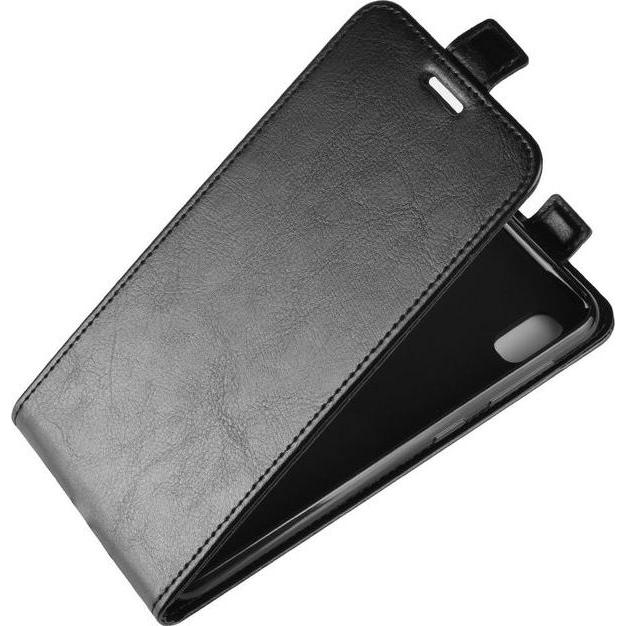 Thumbnail - MU Classic Leder Flipcase Hülle (Samsung Galaxy A10), Smartphone Hülle, Schwarz