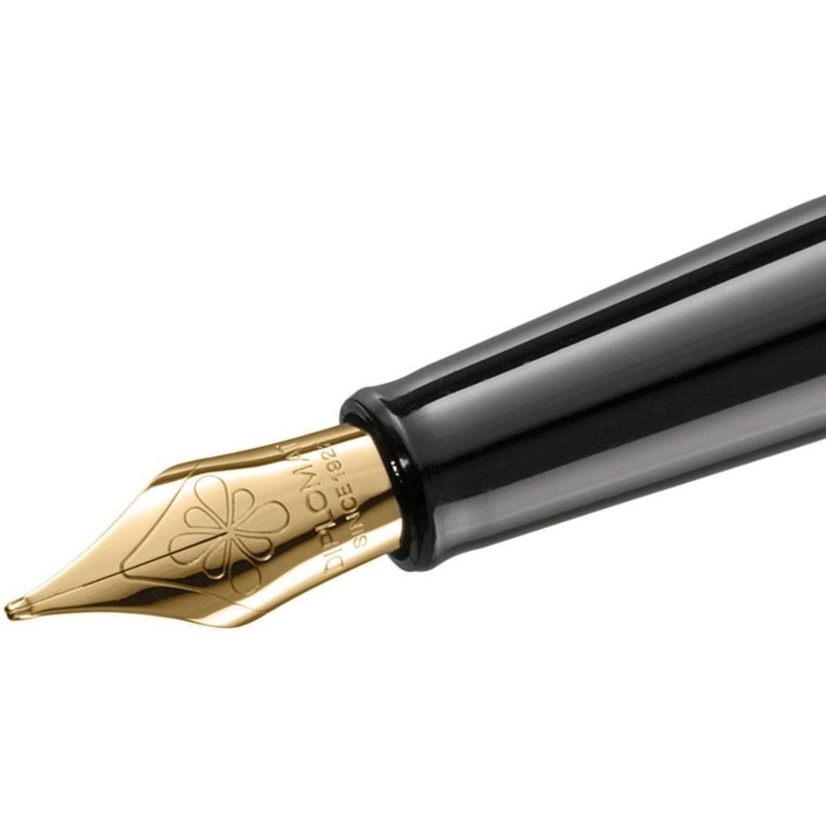 Diplomat, Schreibstifte, Federaggregat mit vergoldeter Edelstahlfeder Traveller Breite F (Gold, 1 x)