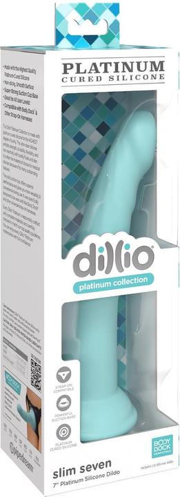 Image du produit Pipedream DP Slim Seven Teal 7 pouces
