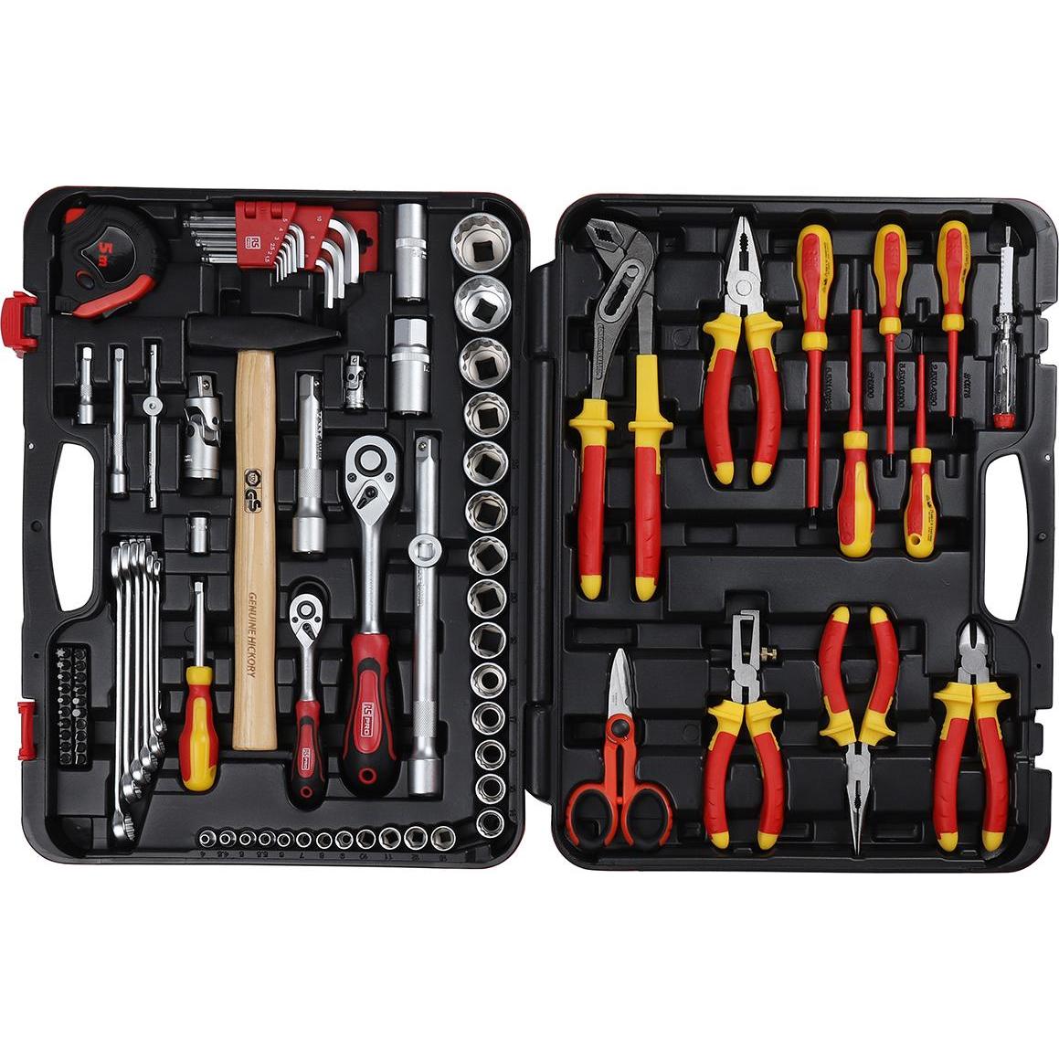 Thumbnail - Rs Pro, Werkzeugkoffer, Steckschl.- u- VDE Wkz-satz 1/2" 88Stk (88 Teile)