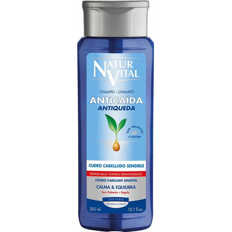 NaturVital, Shampoo, Champu Anticaida Cuero Cabelludo Sensible 300ml (300 ml)