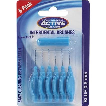 Beauty Formulas, Zubehör Zahnpflege, Active Oral Care - Interdental Brushes Interdental Cleaners 0.60Mm 6Pcs. (Zahnbürst...