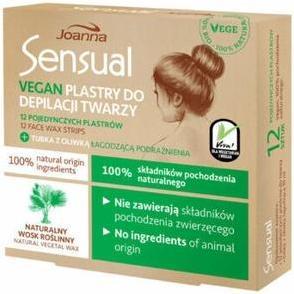 Joanna Sensual Face Hair Removal Patches Vegan Natural (12 x, 400 g)