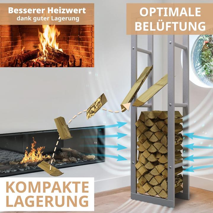 Image du produit Lifestyle Kaminholzregal