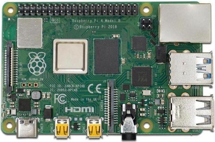 Actual product image Raspberry Pi EB32646 - 4 B 4GB Bundle with Display Housing NT