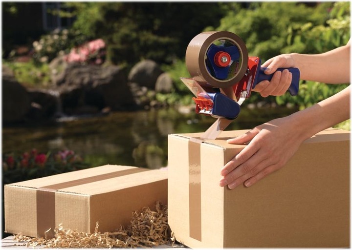 Produktbild tesa tesapack ECO & STRONG Paketband - Umweltschonendes Packband aus 100 % recyceltem Kunststoff (50 mm)